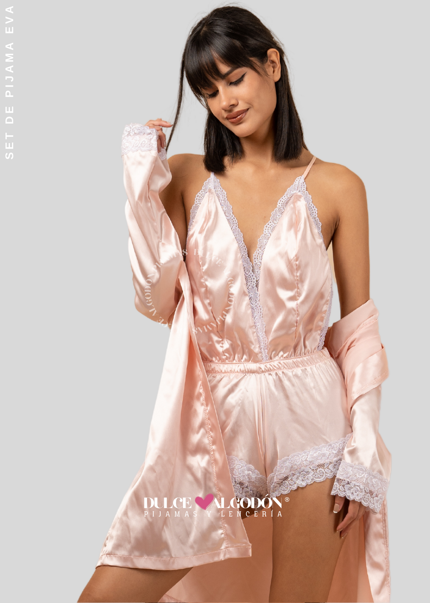 SET ENTERIZO EVA MELÓN Y BLANCO