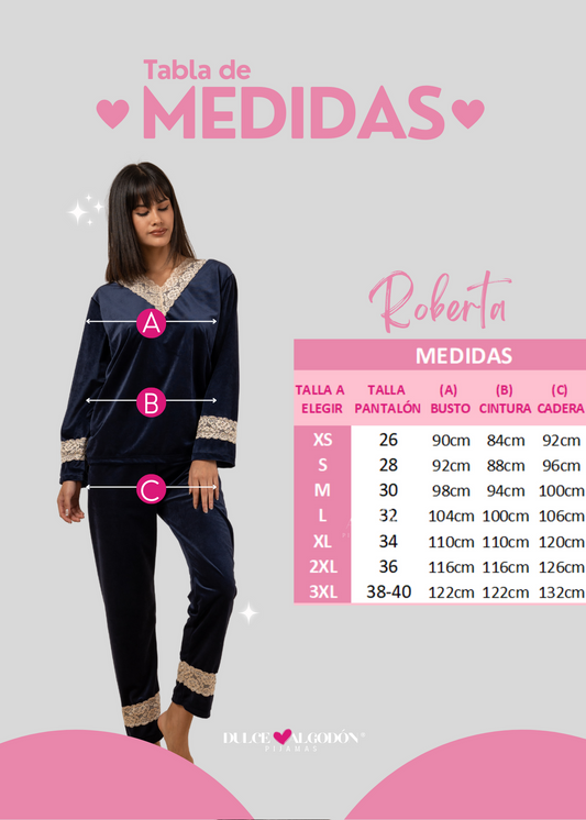 SET ROBERTA TERCIOPELO