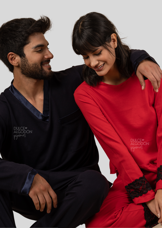 PACK PAREJA ALGODON PIMA FRANCESCA Y HUGO