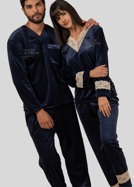 PACK PAREJA TERCIOPELO ROBERTA Y LEO