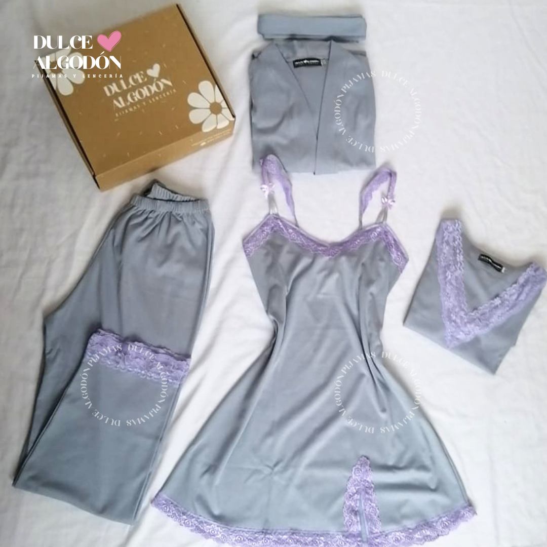 PACK GRECIA CERÚLEO Y LILA