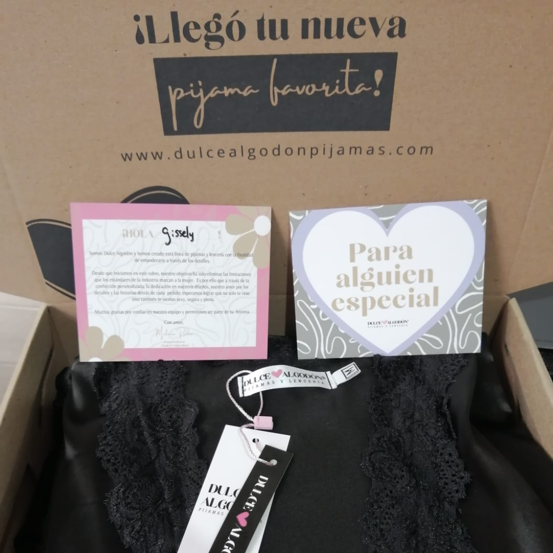 PACK ANTONIA NEGRO SATÍN