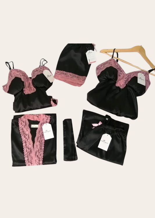 PACK ANTONIA NEGRO SATÍN