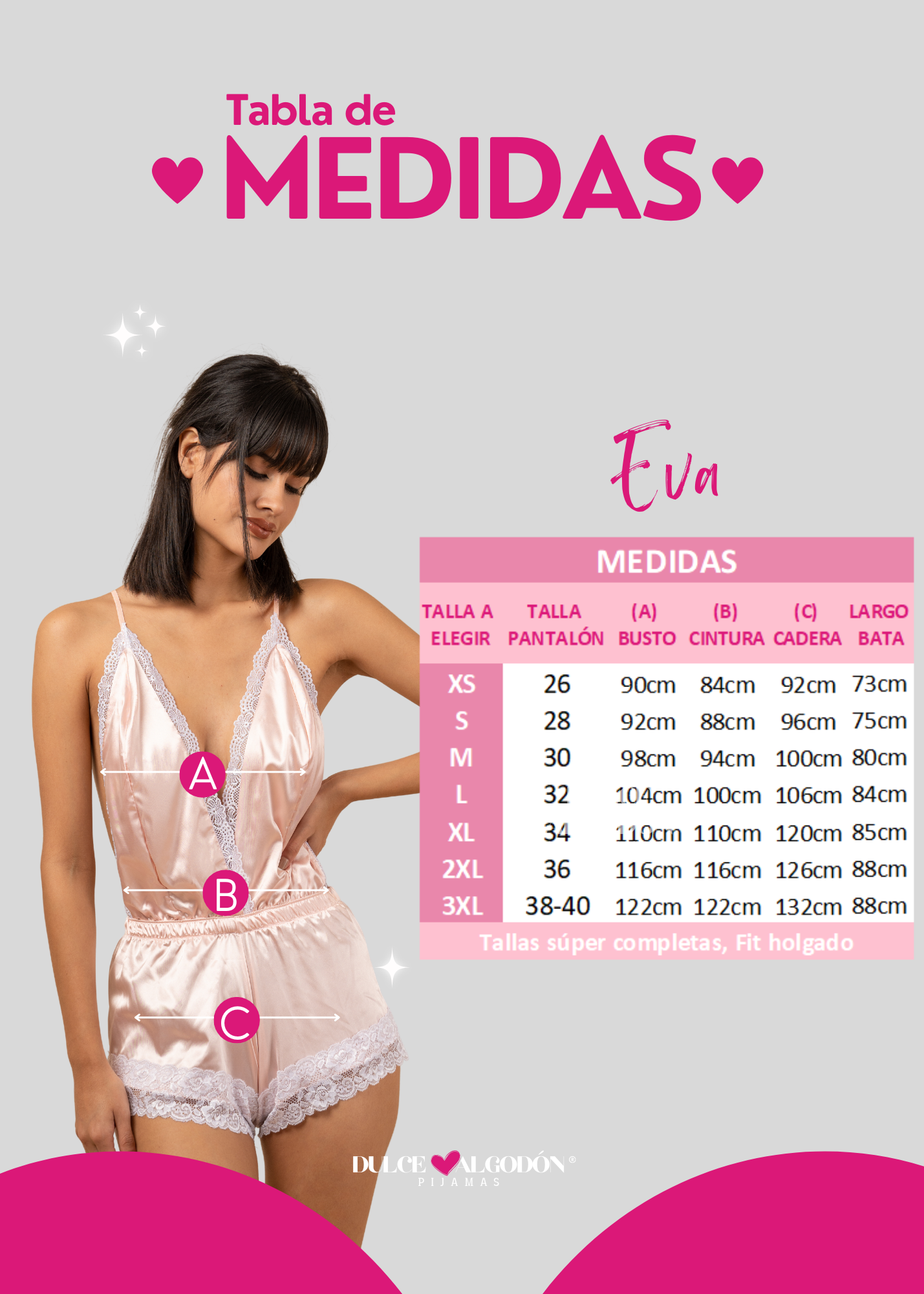 SET ENTERIZO EVA MELÓN Y BLANCO