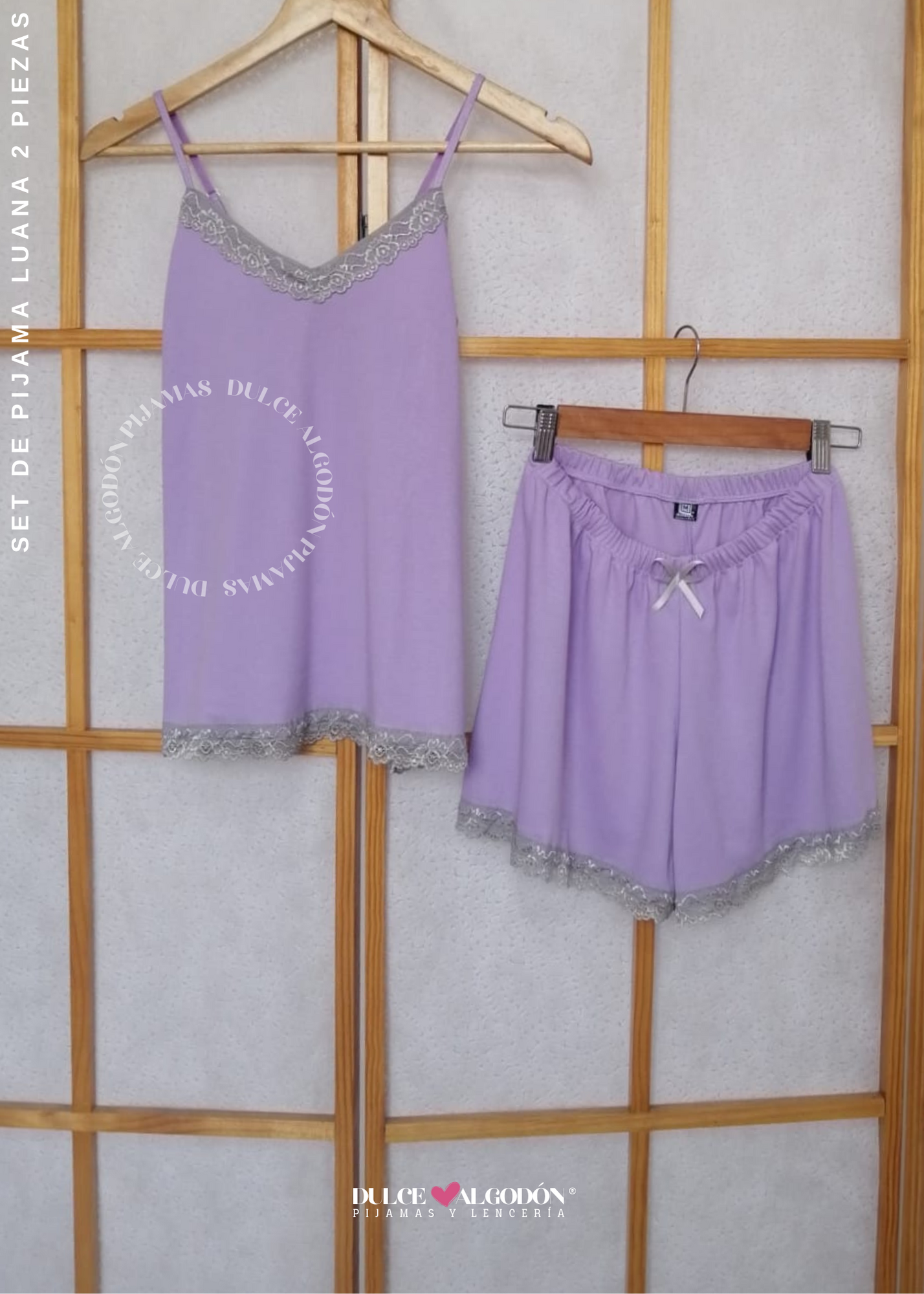 SET LUANA LILA Y PLATA