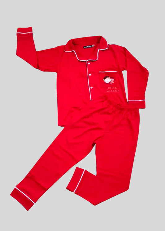 SET HOLLY LARGO UNISEX PAPÁ NOEL ALGODÓN PIMA