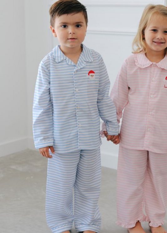 SET MARCELO CELESTE NIÑO ALGODÓN