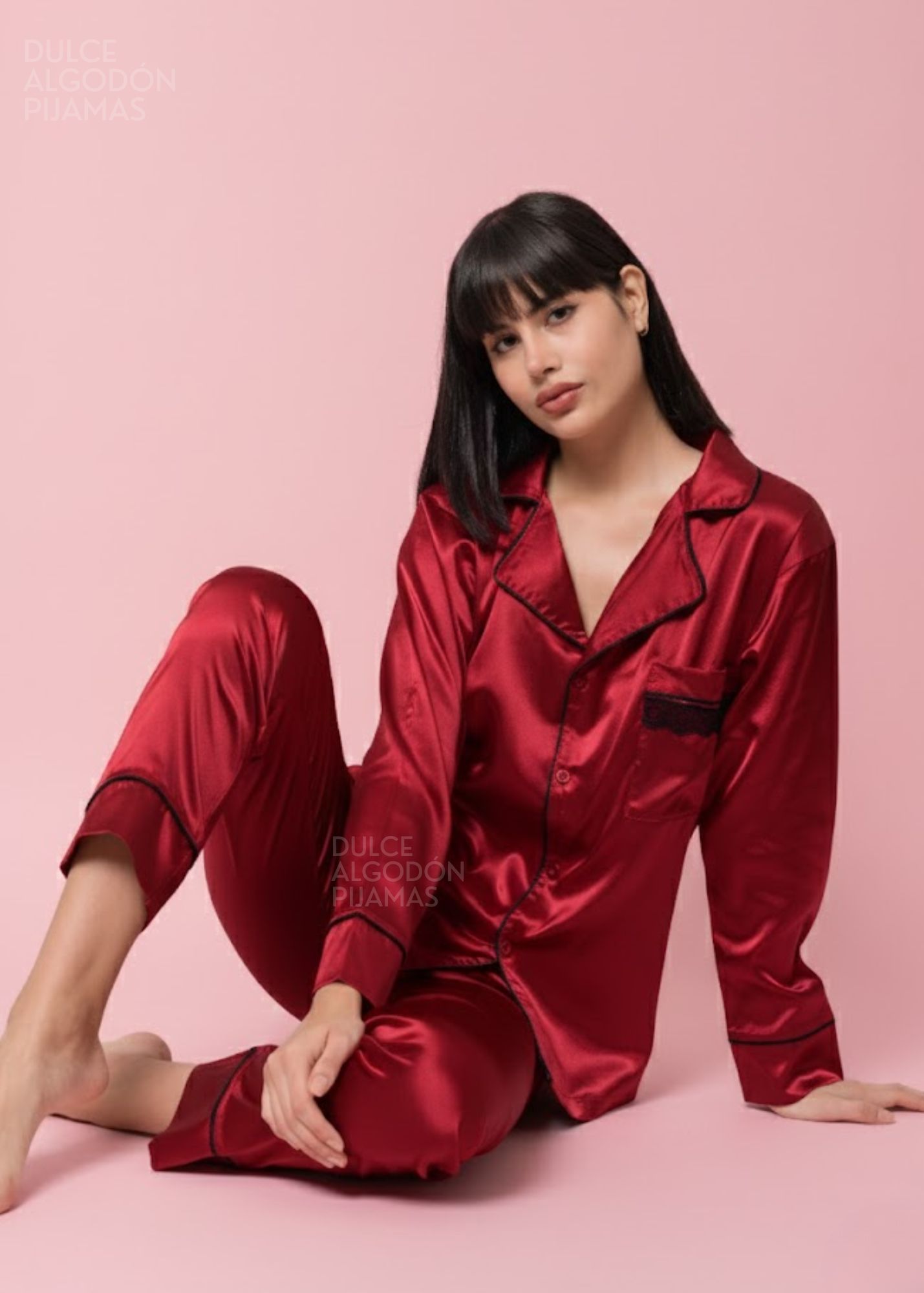 SET NORA VINO SATÍN