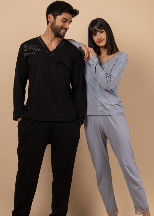 PACK PAREJA ALGODÓN PIMA GRECIA Y HUGO