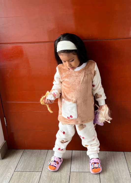 SET KIRA CAMEL NIÑA