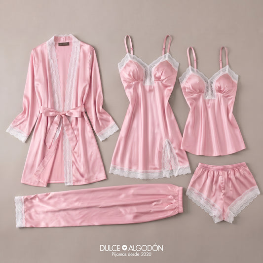 PACK ANTONIA SATÍN - ROSA CUARZO