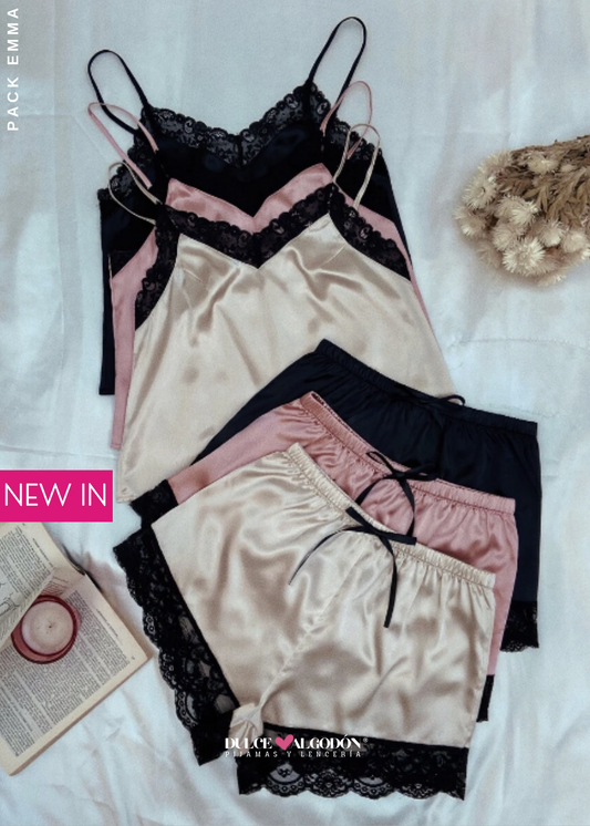 PACK EMMA DE SATÍN