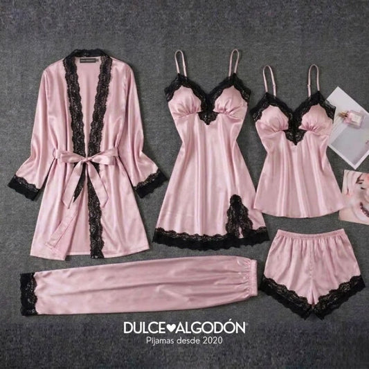 PACK ANTONIA SATÍN - ROSADO