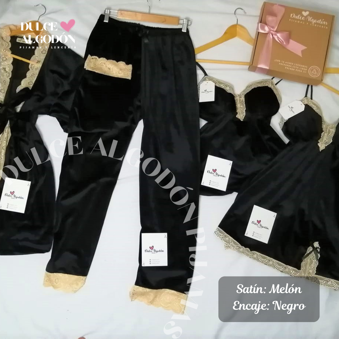 PACK ORQUÍDEA NEGRO Y CREMA