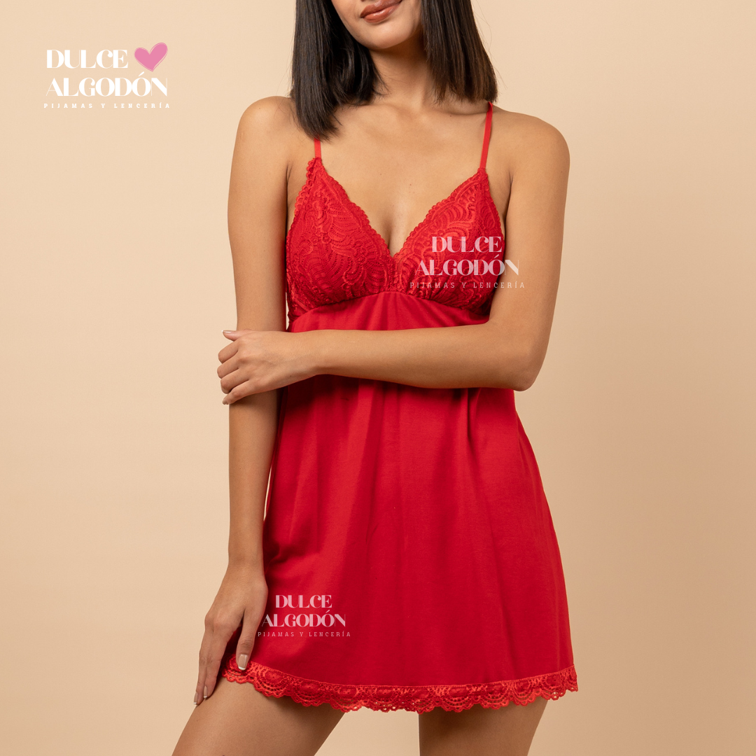 VESTIDO ADRIANA ROJO