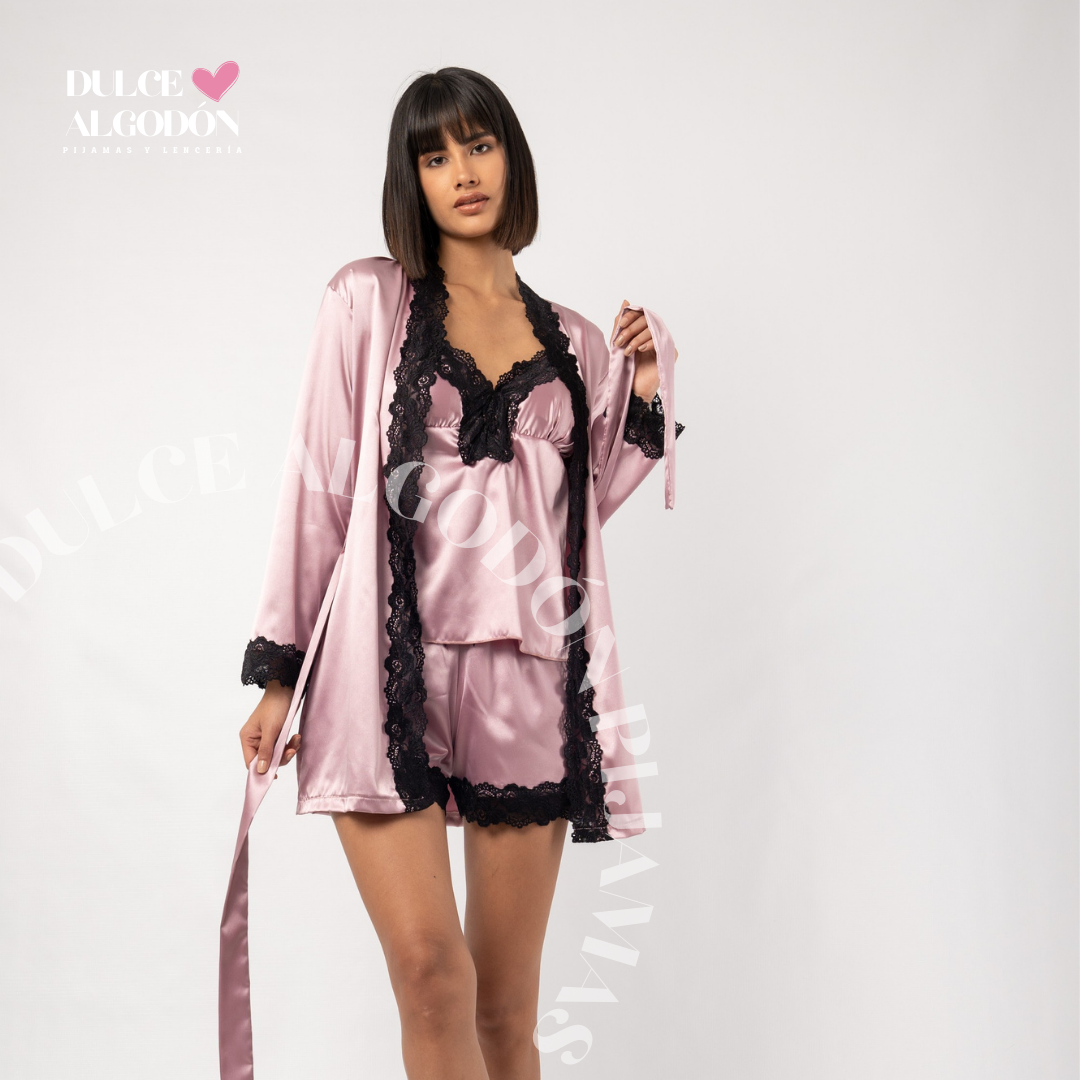 SET ANTONIA 3 PIEZAS SATIN