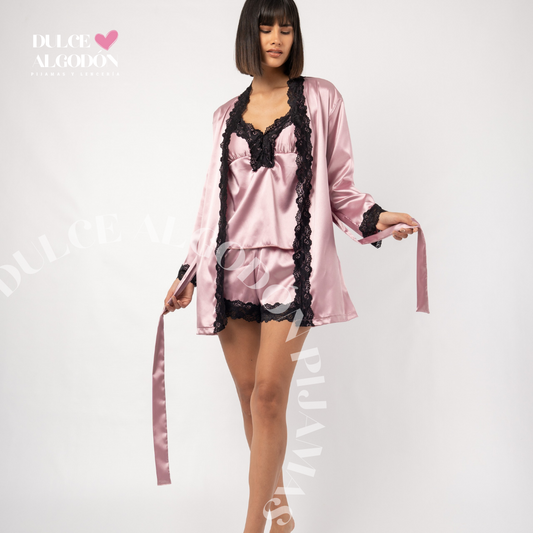 SET ANTONIA 3 PIEZAS SATIN