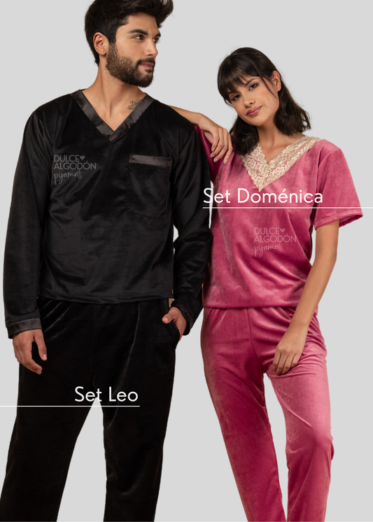 PACK PAREJA TERCIOPELO DOMÉNICA Y LEO