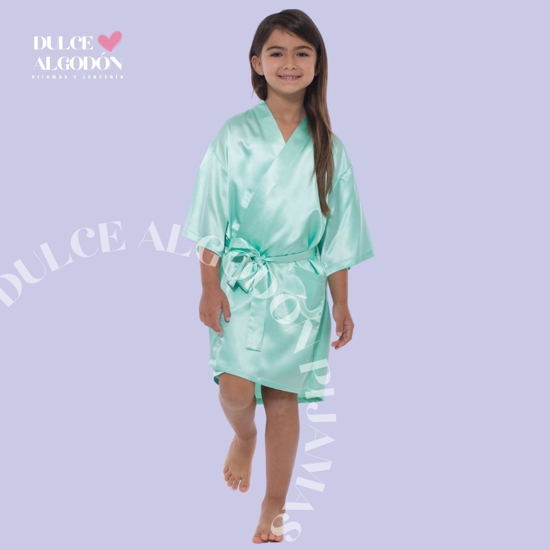 KIMONO DE NIÑA SATÍN