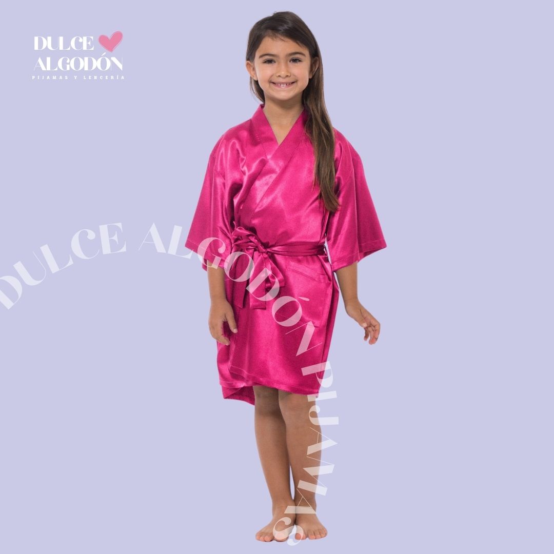 KIMONO DE NIÑA SATÍN