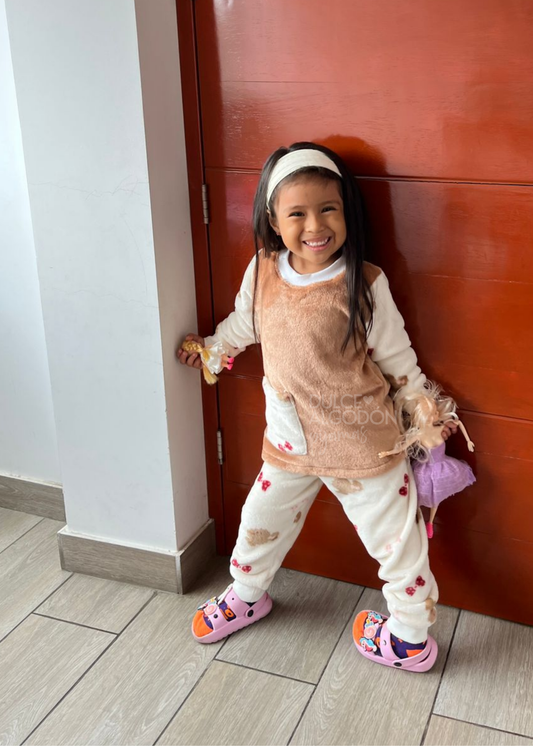 SET KIRA CAMEL NIÑA