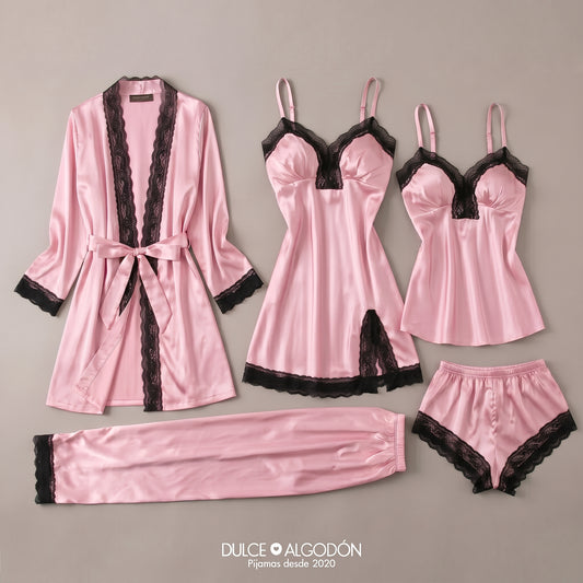 PACK ANTONIA SATÍN - ROSA CUARZO