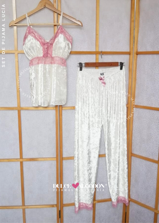 SET LUCÍA PERLA Y PALO ROSA