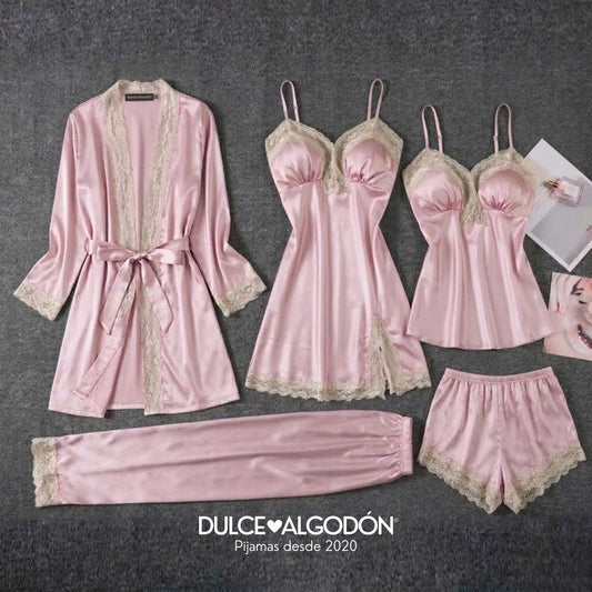 PACK ANTONIA SATÍN - ROSADO