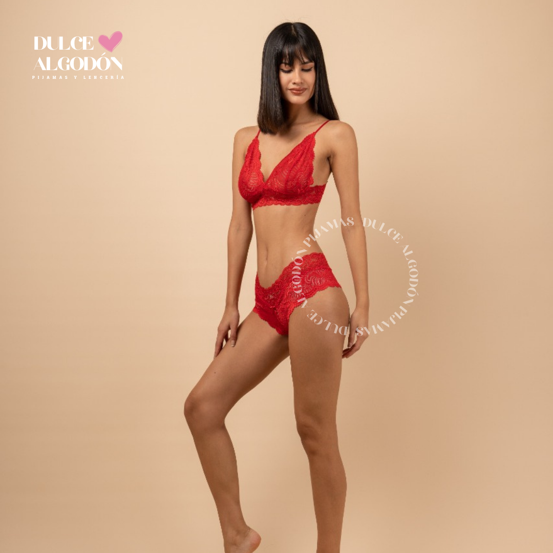 SET LORENA ROJO