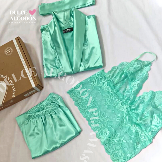 SET ORIANA VERDE AGUA