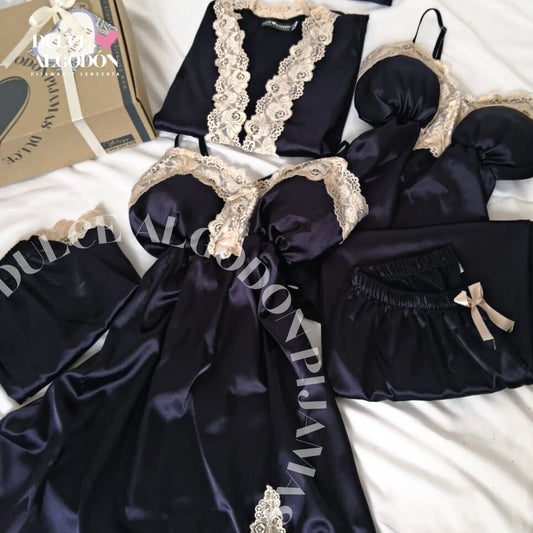 PACK ANTONIA SATÍN - AZUL NOCHE