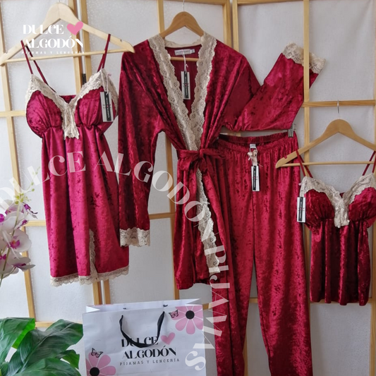 PACK ORQUÍDEA VINO Y CREMA